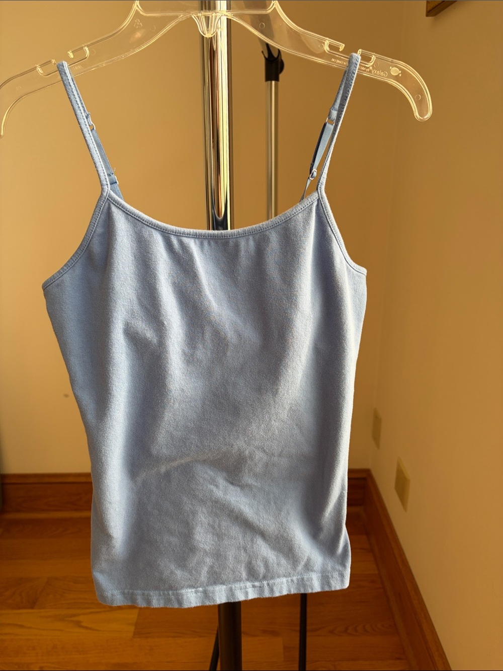 GAP Light Blue Cotton Camisole with Adjustable Straps